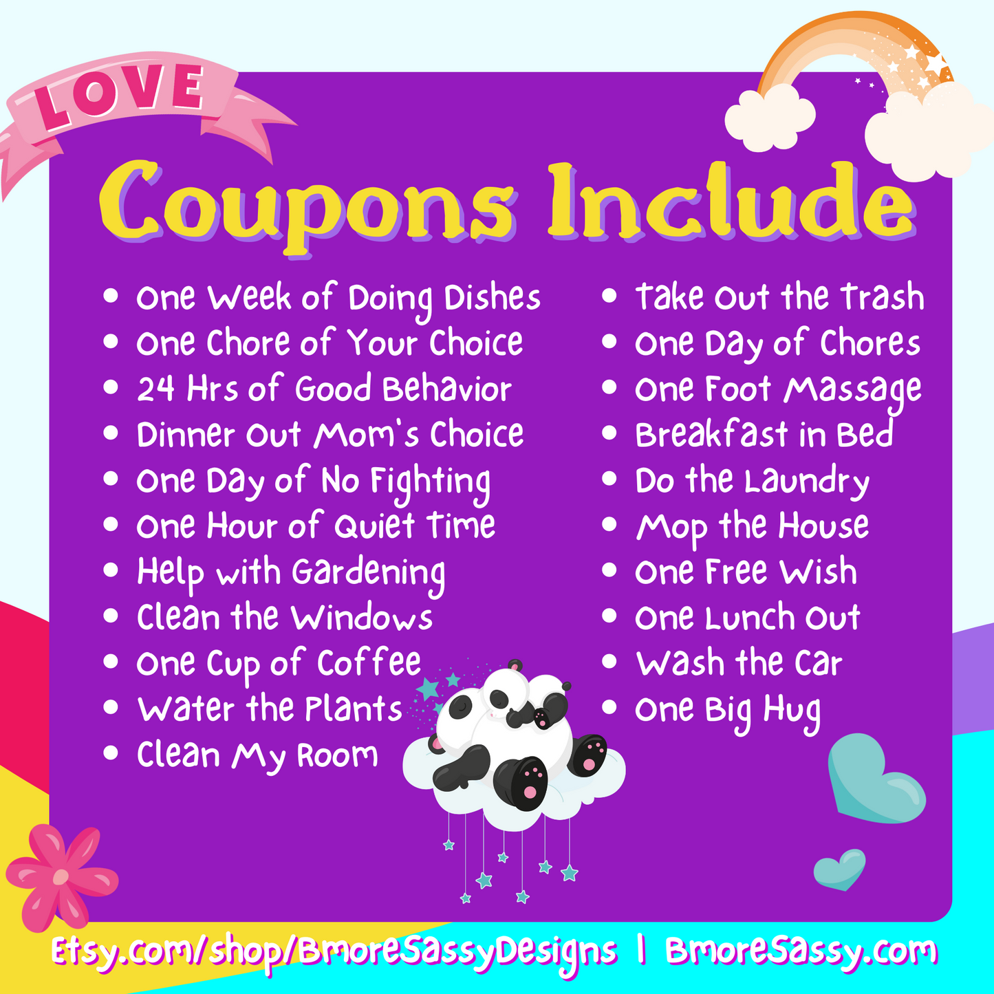 PLR Mother’s Day Coupons -Instant Download!