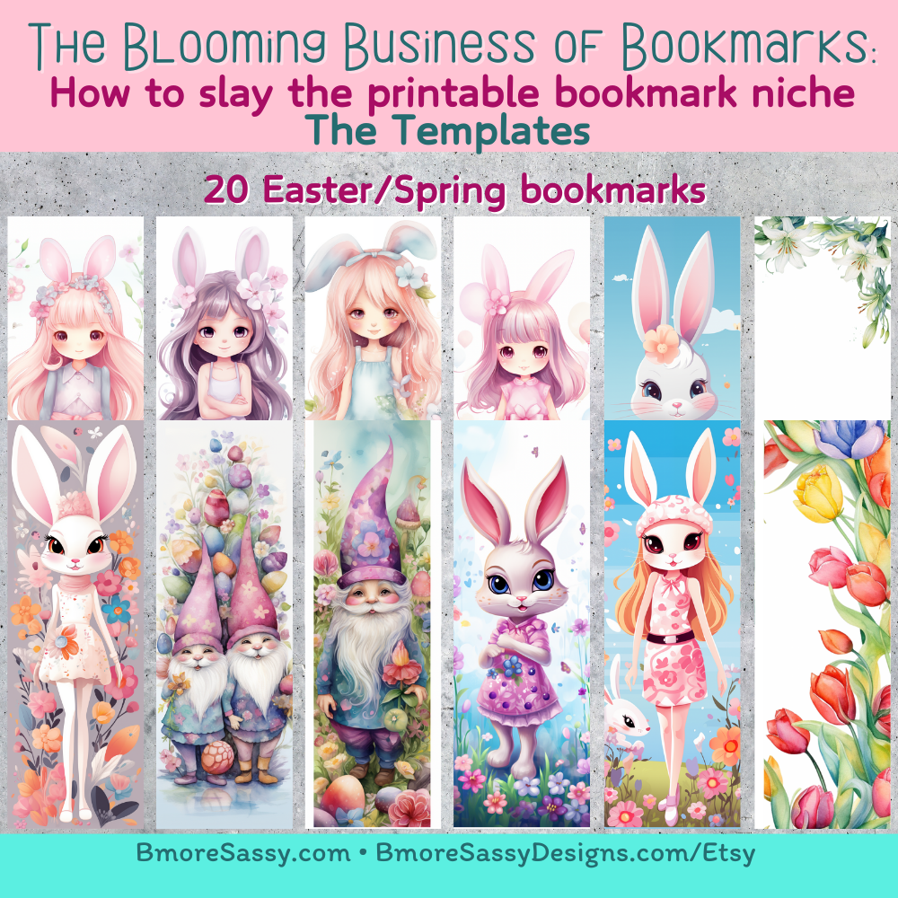 The Blooming Business of Bookmarks: How to slay the Printable Bookmark Niche