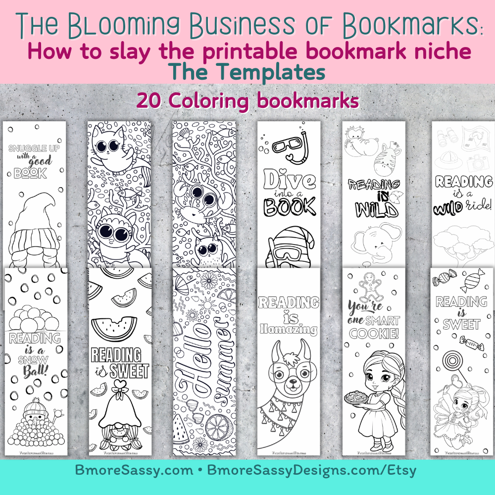 The Blooming Business of Bookmarks: How to slay the Printable Bookmark Niche