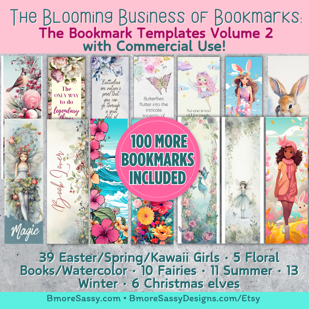 The Blooming Business of Bookmarks: The Templates Volume 2