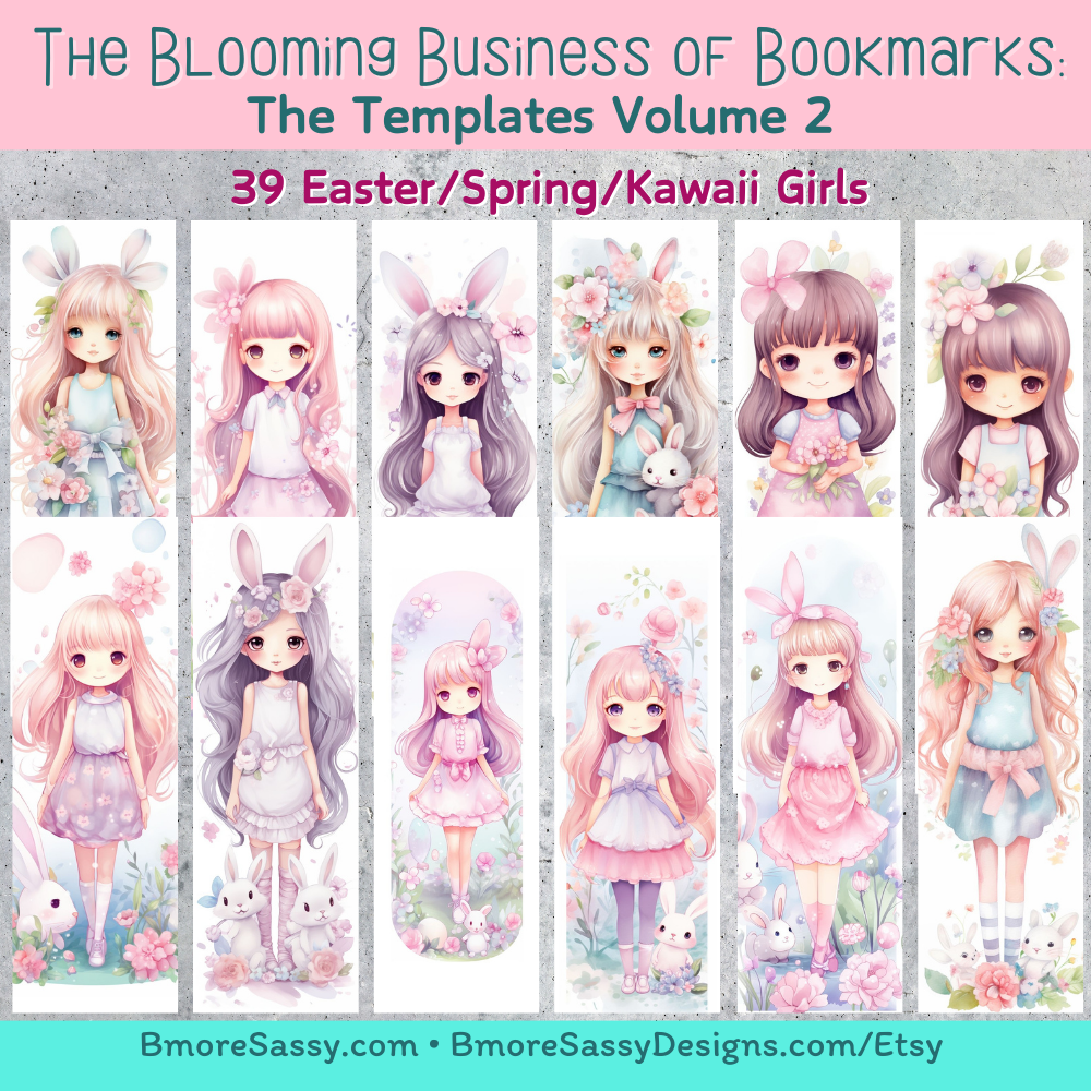 The Blooming Business of Bookmarks: The Templates Volume 2