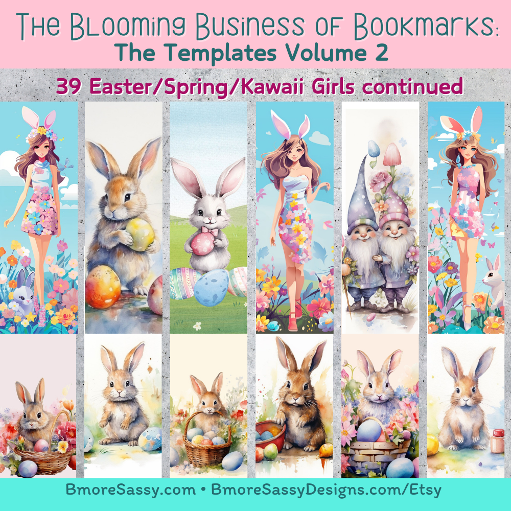 The Blooming Business of Bookmarks: The Templates Volume 2