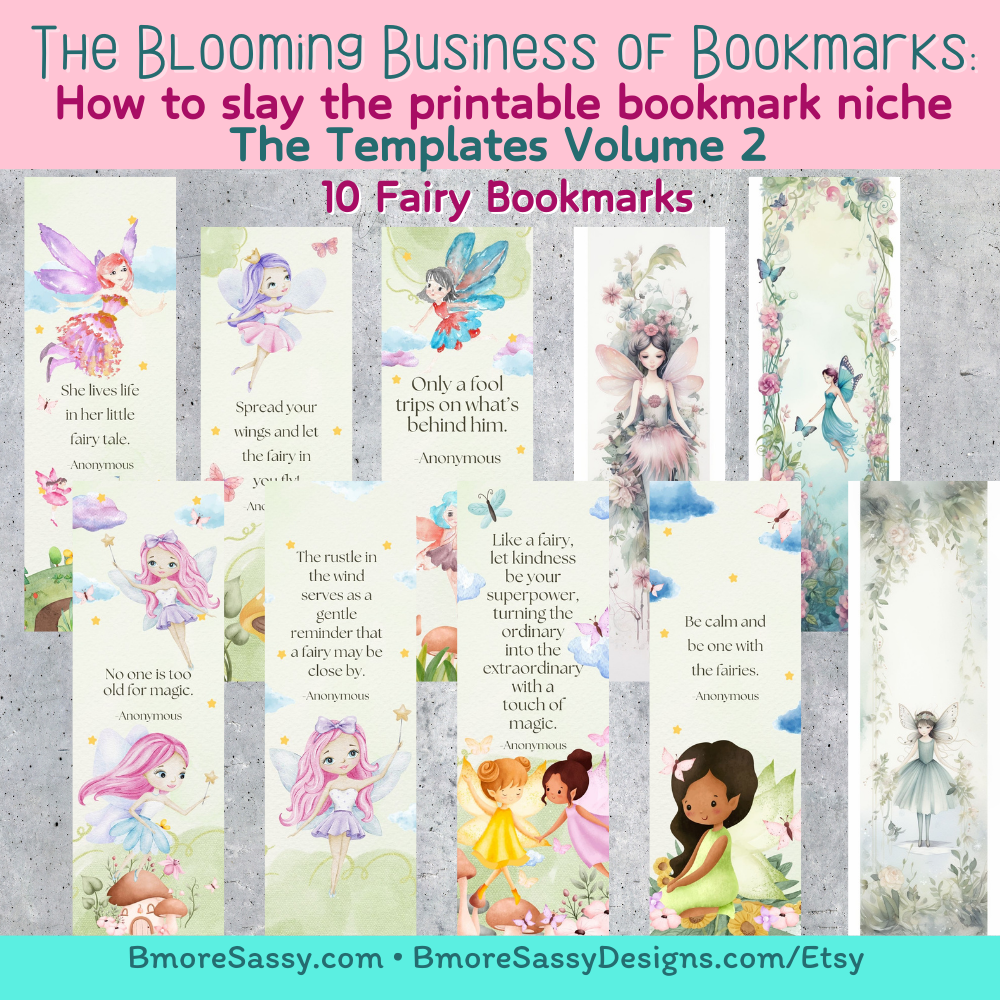 The Blooming Business of Bookmarks: The Templates Volume 2
