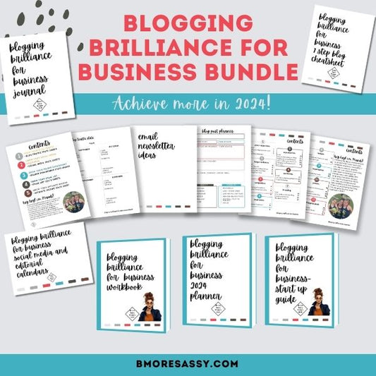 Blogging Brilliance for Business: Achieve More in 2024 Entrepreneurs Blogging Essentials Bundle