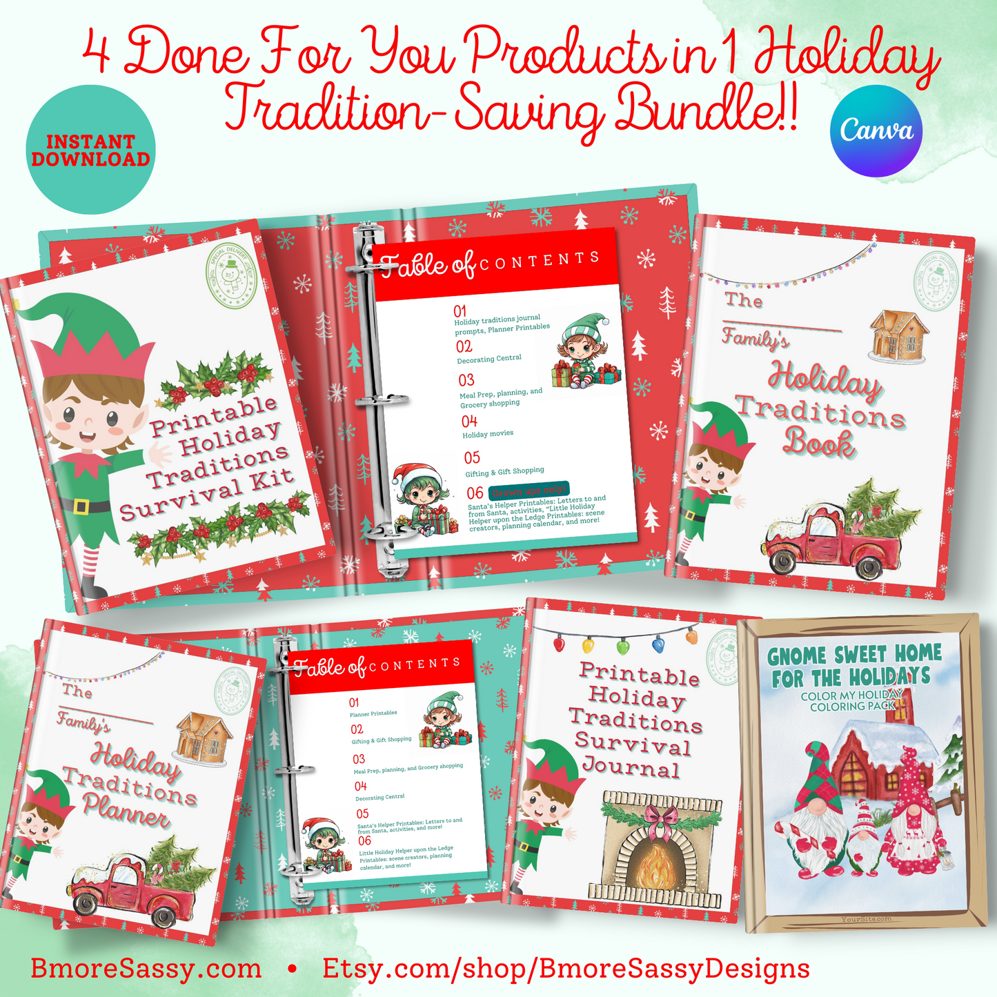 PLR Printable Holiday Traditions Survival Kit