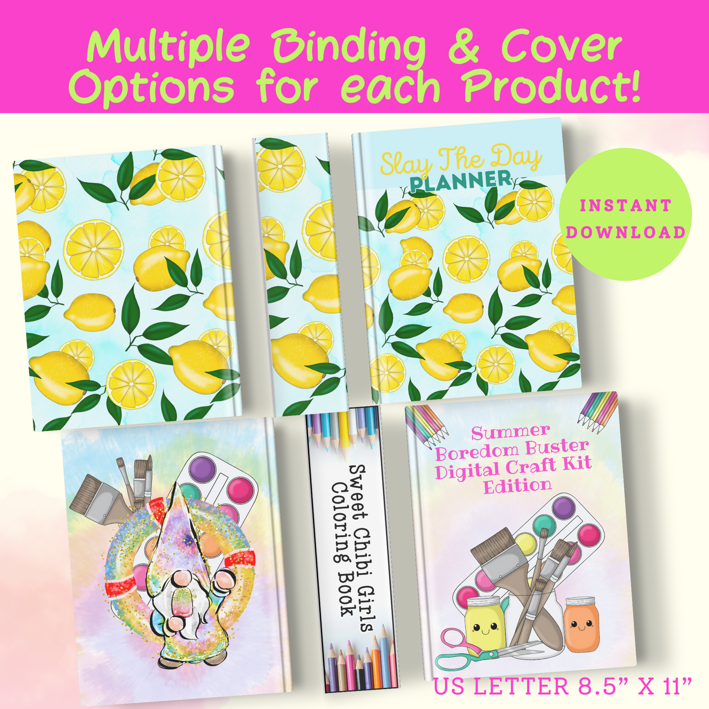 PLR Summer Finale Boredom Buster and Back to School Prep Kit