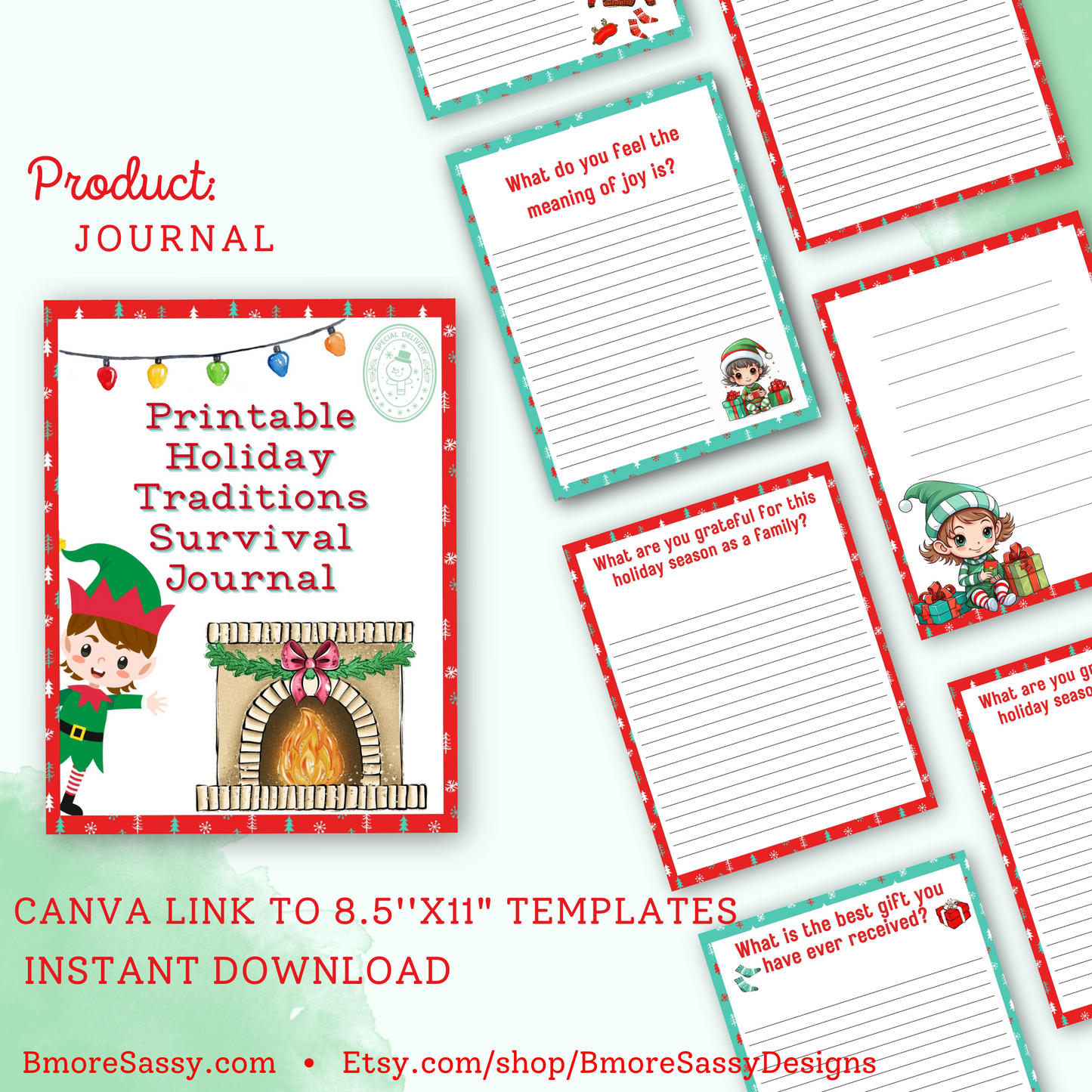 PLR Printable Holiday Traditions Survival Kit