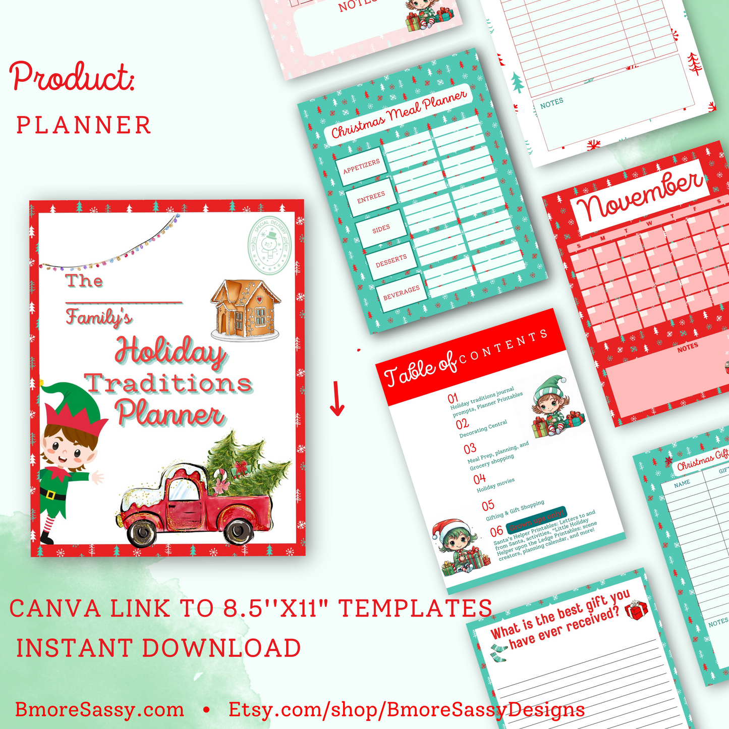 PLR Printable Holiday Traditions Survival Kit